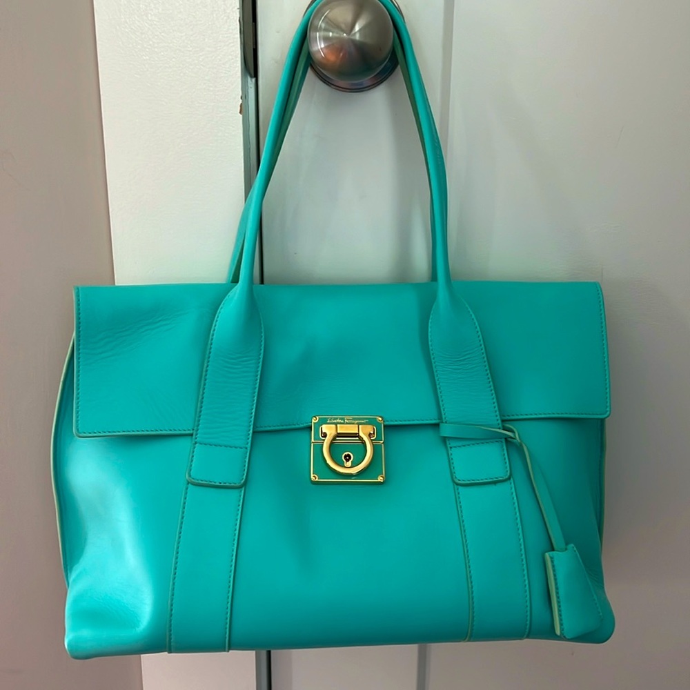 Pristine Ferragamo satchel with tags
